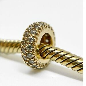 Inspiration within rare 14k pandora spacer charm